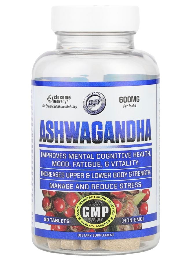 hi tech pharmaceuticals Ashwagandha 600 mg 90 Tablets