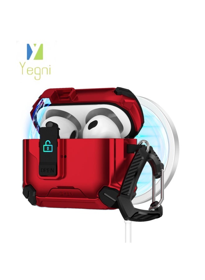 Yegni New multi-functional AirPods earphone case Apple earphones can be used as a phone stand flip-top earphone shell - Image 1