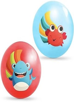 B. Toys BOUNCY BALLS 8.5" SET (CRAB & SHARK) 