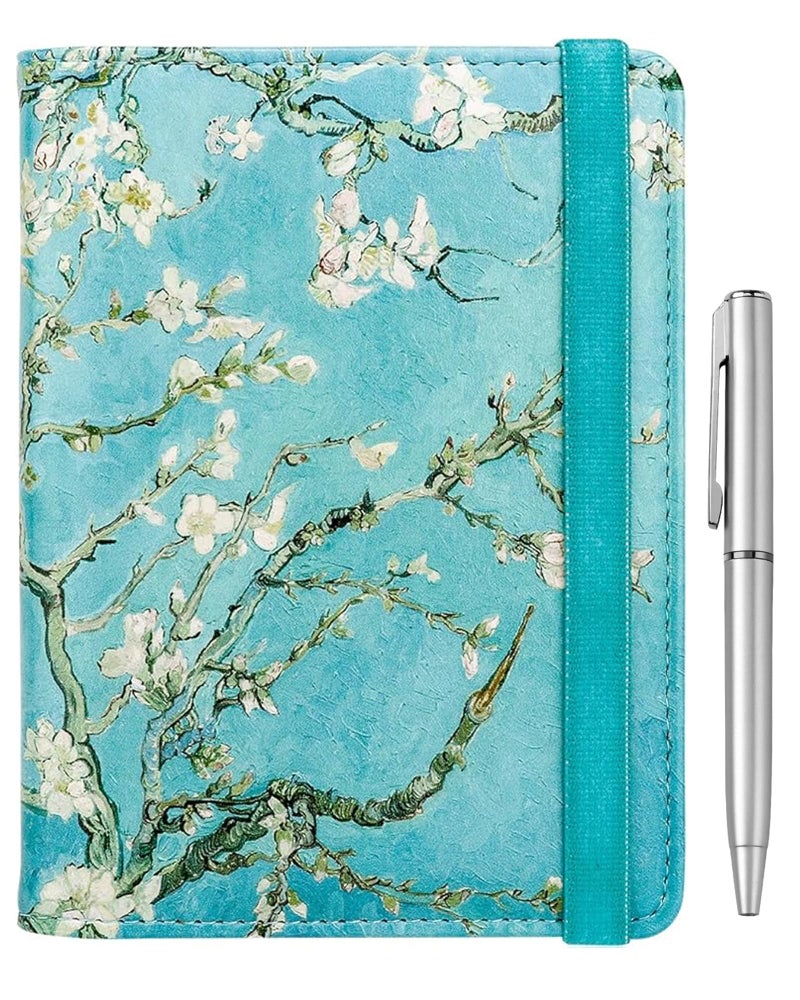 WALNEW Passport Holder for Travel, RFID Passport Cover Wallet for Women Men, PU Leather Passport Book Card Holder Case with Pen, Travelling Essentials for Flying - Image 1