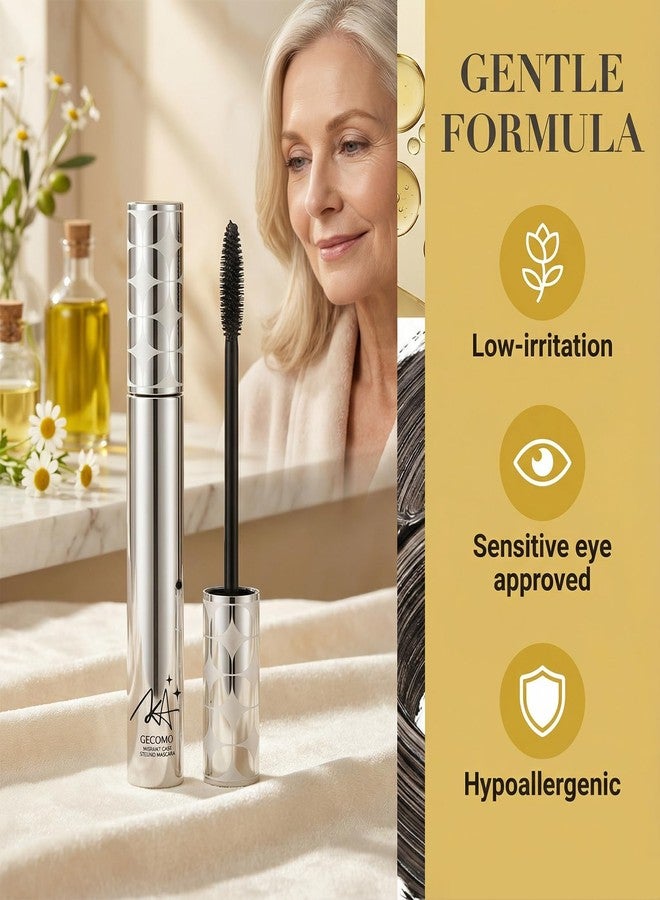 Loobexery Volume Mascara for Older Women 60 Plus, 2026 New Mascara Volumizing and Lengthening Tubing Mascara for Mature Women with Thinning Lashes, Non Clumping Waterproof & Long-Wearing (Black) - Image 5