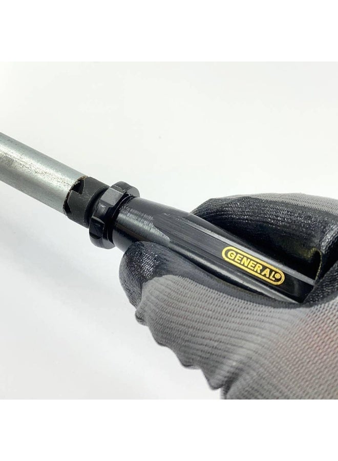 General Tools 196 Short Length Hand Reamer & Countersink, 3/4" - Image 4