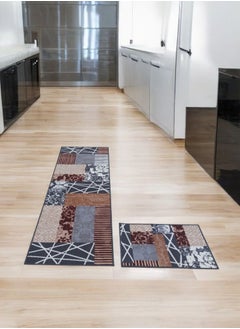 Mac Carpet New Modern Style Rug Runner Set – 2 Pieces (66×180 cm and 43×70 cm)  Lightweight and Durable  - Image 3