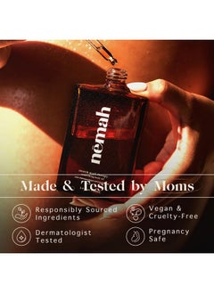 Nemah Nemah - Nourishing Belly Oil for Pregnant Women, Pregnancy Belly Oil - Hydrating Stretch Mark Oil with Jojoba and Coconut Oil - Vegan & Cruelty-Free - 3.4 fl. oz.  - Image 4