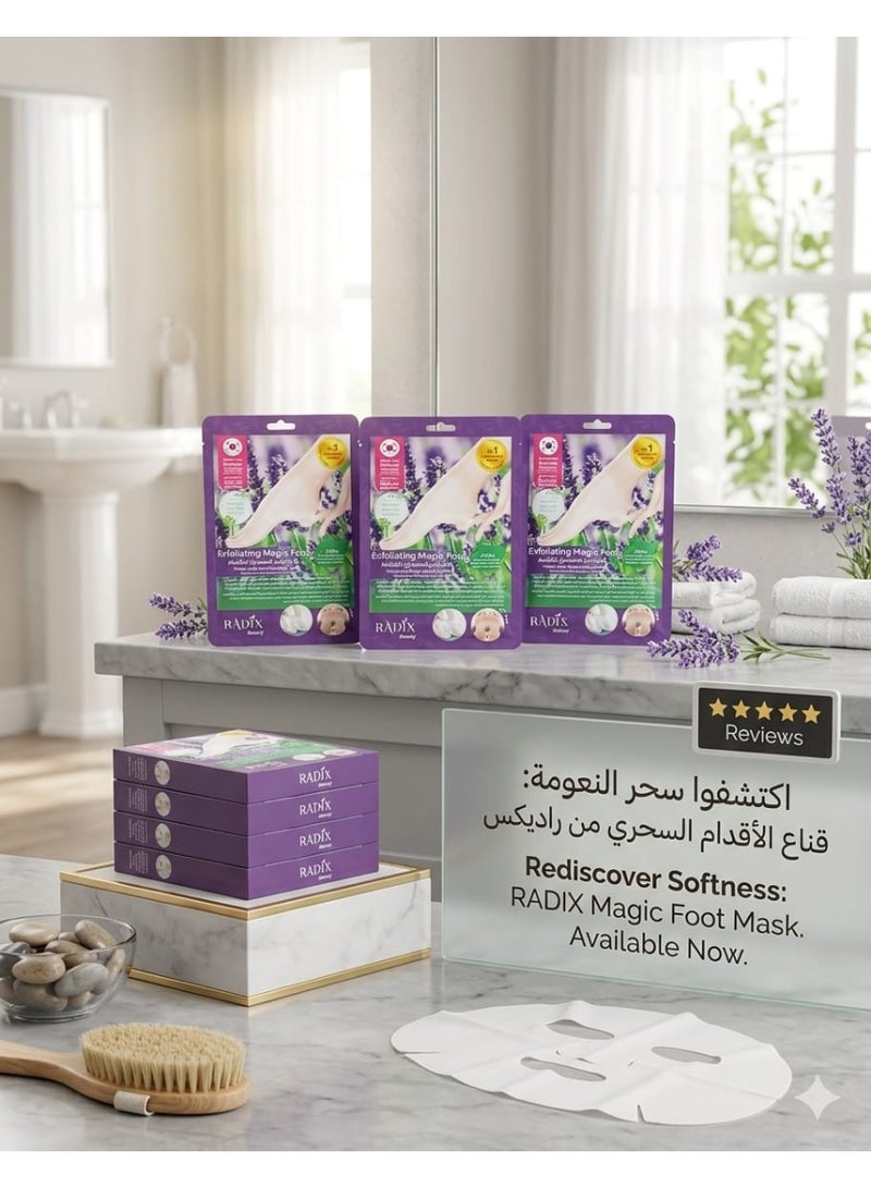 Radix Magic Foot Peeling Socks (3 pieces) - Image 2