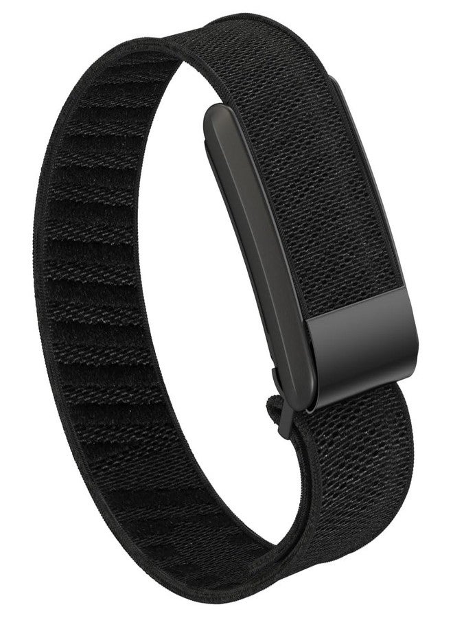 Sankel Nylon Band Compatible for WHOOP 5.0, One, Peak, and Life, Ultra-Soft,Adjustable Sport Comfort Stretchy Elastic Braided Replacement Wristbands Straps for Whoop 5.0 | NOT for Gen 4 (Black) - Image 1