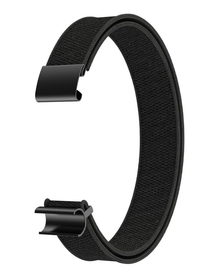 Sankel Nylon Band Compatible for WHOOP 5.0, One, Peak, and Life, Ultra-Soft,Adjustable Sport Comfort Stretchy Elastic Braided Replacement Wristbands Straps for Whoop 5.0 | NOT for Gen 4 (Black) - Image 3
