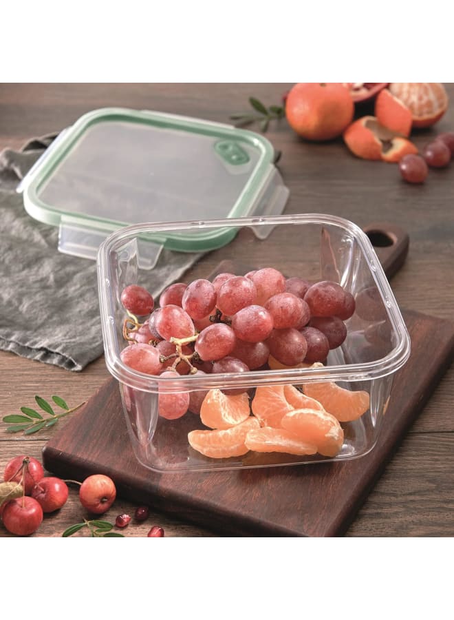 Snips Food Keeper Recycled Plastic, 1.4 L, Square, Multi-Colour, Large - Image 2