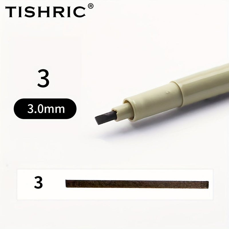 TISHRIC 8811 Fine Liner Pen Size 3 Artistic Sketching Marker Black Nylon Cartoon Drawing Supplies - Image 3