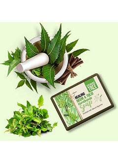 Speaking Tree Healing Neem And Tulsi Handmade Soap -100 Gms (Pack Of 2)  - Image 4