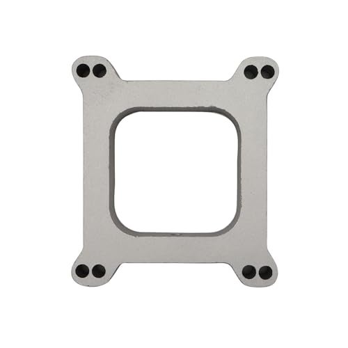 LPFIDI 1" Open Aluminum Carburetor Spacer with 3/8" Vacuum Tube Compatible for Chevy Ford Mopar Holley - Image 3