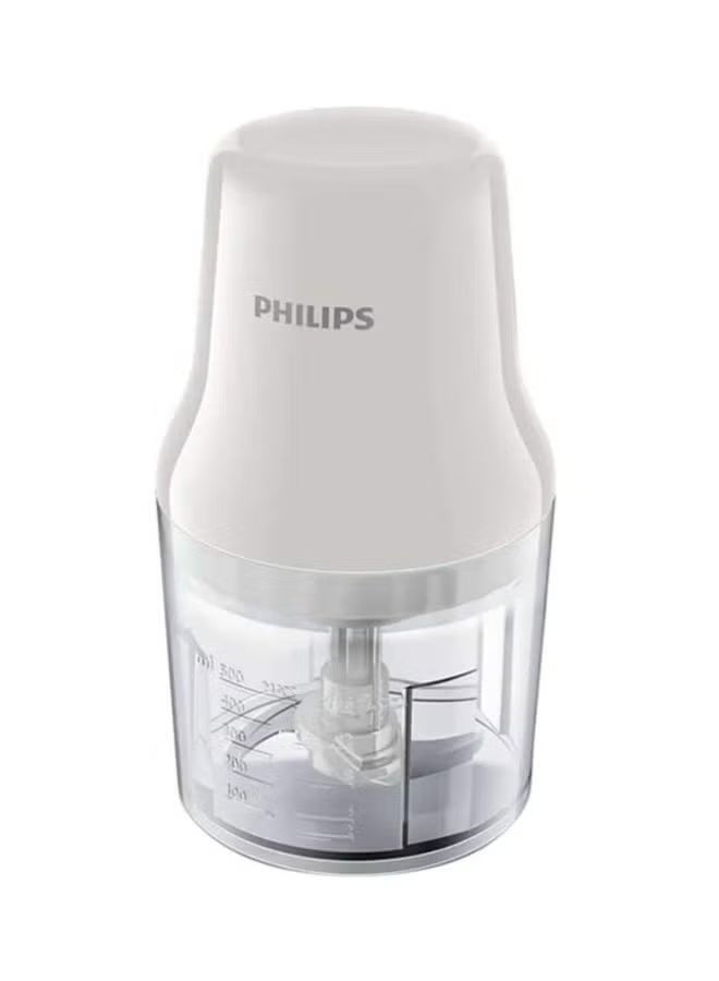 Philips Chopper Easy One-Press Operation, Stainless Steel Blades 0.7 L 450 W HR1393/01 White - Image 2