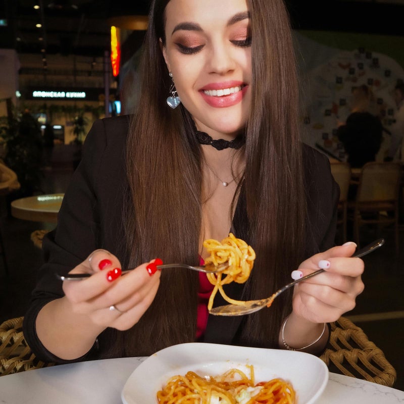 Tinsky 48 Pcs Spoons and Forks Set Stainless Steel Bulk Silverware Flatware Cutlery Sets Silver Metal Spoon Dinner Salad Forks for Kitchen Home Restaurant Party Dessert - Image 2