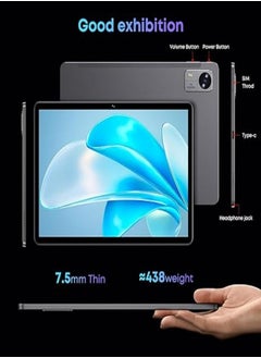 CHUWI Android 13 Tablet, 10.1 Inch Hi10 XPro Tablet, 4GB RAM 128GB ROM, Unisoc T606 Octa-Core Android Tablet, 1280X800 HD IPS, 13MP&5MP Camera, 7000mAh, 4G LTE/5G WiFi/GPS/BT 5.0, Type-C, USB 2.0