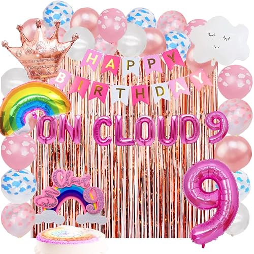 BEOXAGAR pink on cloud 9 th birthday - Image 1