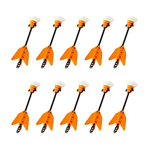 Zing Mini Suction Cup Arrow Refills 10 Pack Compatible with Bullzeye Bow Wrist Bow Zano Bow Firetek Zeon Bow Short Range Indoor or Outdoor Active Play for Ages 5 and Up - Image 1