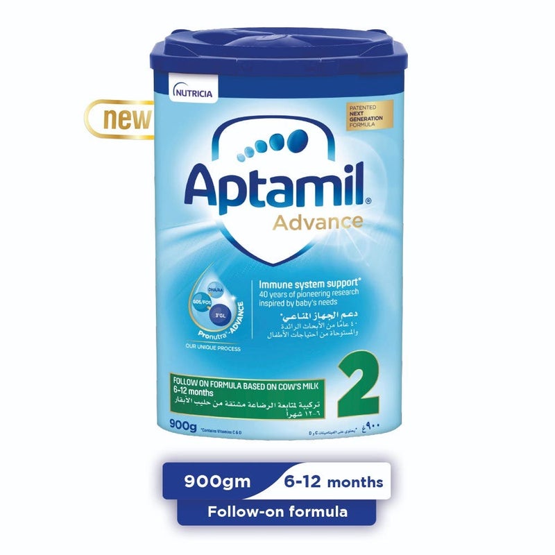Nutricia Aptamil Advance 2 800gm,6-12 Months-Immune System Support For Babies - Image 1
