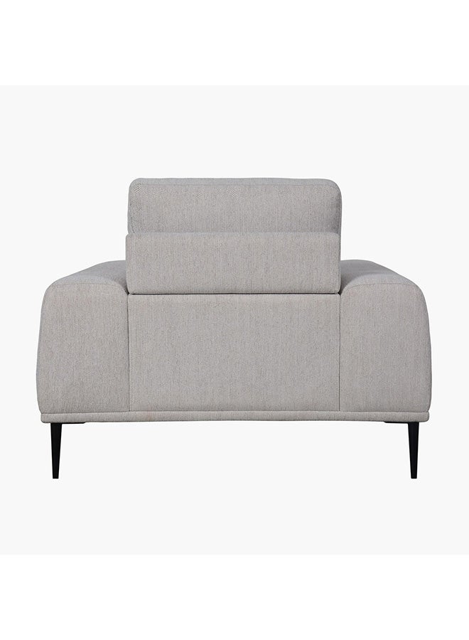 Home Box Baron 1-Seater Fabric Sofa 93 x 82 x 112 cm - Image 4