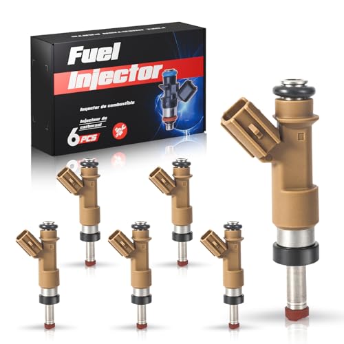 ENA بديل حقن الوقود ENA لـ FJ1087 23209-39215 2320939215 متوافق مع تويوتا 4Runner FJ Cruiser Tundra V6 4.0L 2010 2011 2012 2013 2014 2015 2016 2017 2018 2019 2020 2021 2022 V6 4.0L، مجموعة من 6 - Image 1