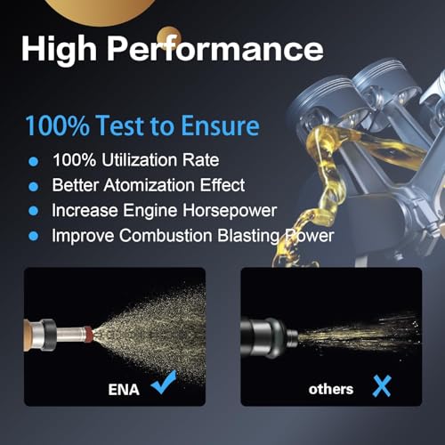 ENA بديل حقن الوقود ENA لـ FJ1087 23209-39215 2320939215 متوافق مع تويوتا 4Runner FJ Cruiser Tundra V6 4.0L 2010 2011 2012 2013 2014 2015 2016 2017 2018 2019 2020 2021 2022 V6 4.0L، مجموعة من 6 - Image 4