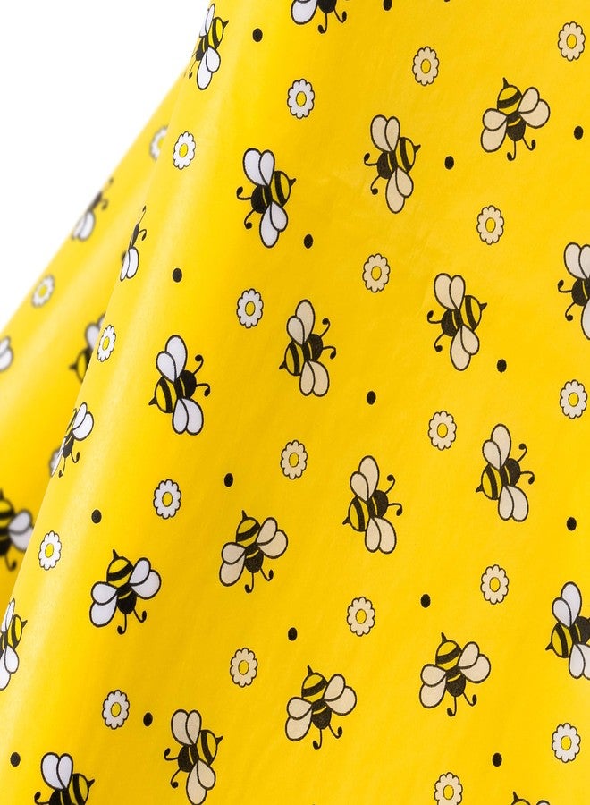 WRAPAHOLIC Bee Wedding Wrapping Tissue Paper - 30 Sheets 14x20 Inch Floral Bee Tissue Paper Bulk for Bridal Shower, Wedding, Birthday, Baby Shower - Image 2