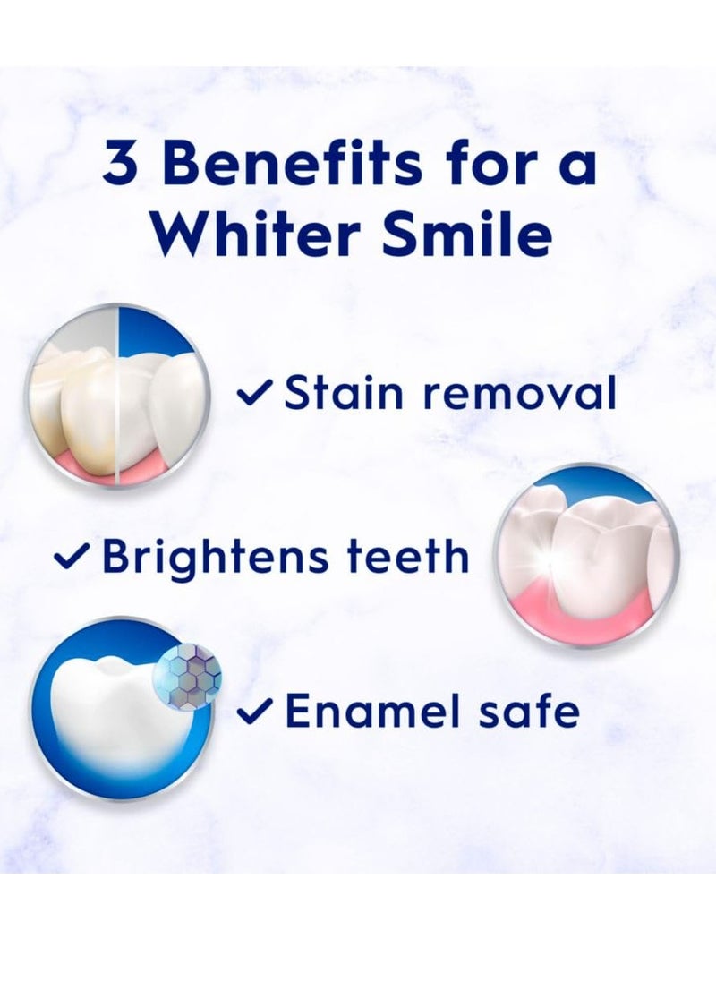 Crest Crest 3D White Advanced Charcoal Teeth Whitening Toothpaste with Fluoride, 3.3 oz, Pack of 3  - Image 3