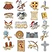 Junkin 500 Pcs Armor of God Stickers for Bible Verse Religious Stickers Armor Knight Medieval Sticker for Sunday Teacher Reward Art Crafts Religious Party Favor - Image 2