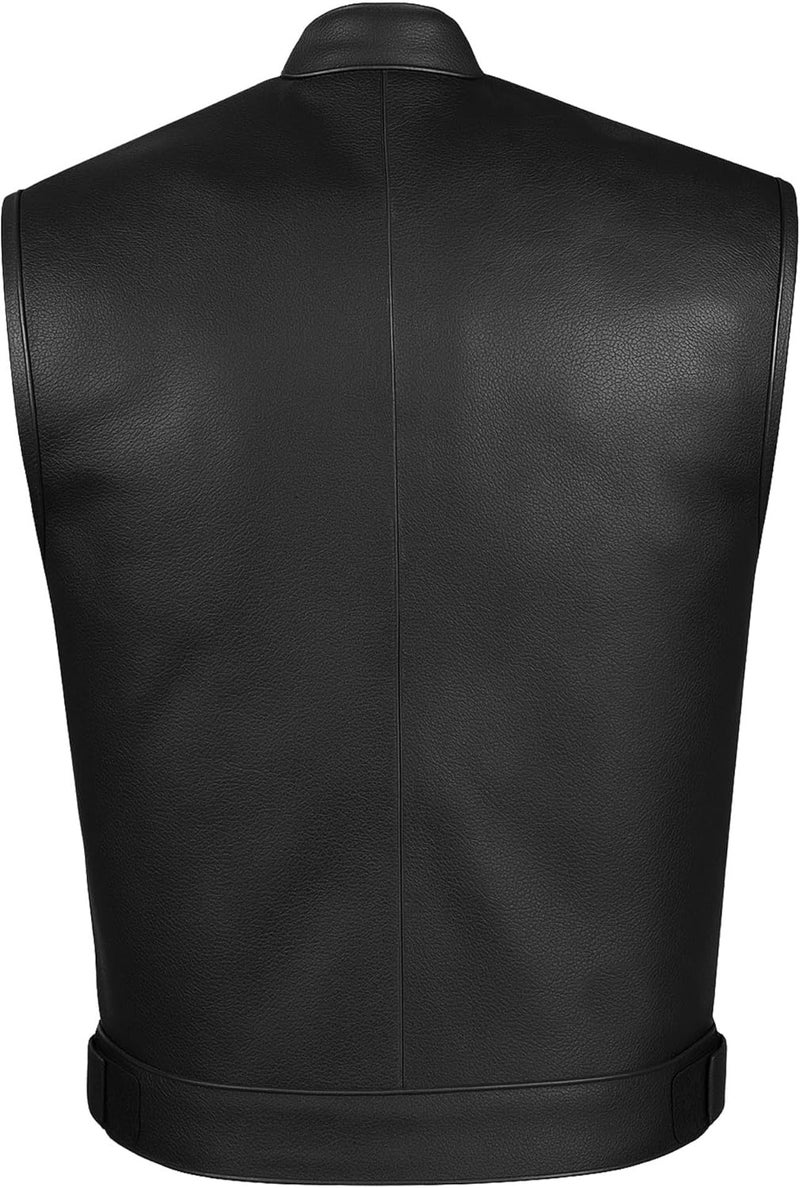 Jackets 4 Bikes سترات 4 دراجات سترة دراجة نارية جلدية للرجال من SOA مع جيوب مخفية للسلاح ودروع - XL - Image 3