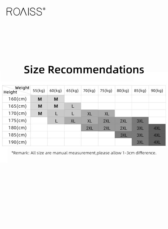 roaiss Spring and Autumn Men's Lapel Zipper Multi-pocket Jacket Solid Color Middle-Aged Business Casual Loose Executive Jacket Coat Top Father's Gift Khaki - Image 4