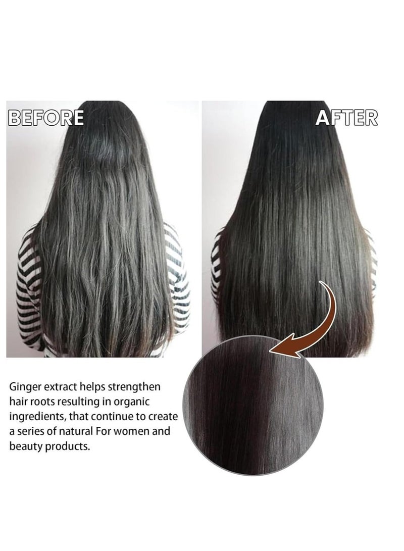 NIKITA.VIVI صابون شامبو الزنجبيل 60 جرام لنمو الشعر مع إكليل الجبل وزيت الزيتون لمنع تساقط الشعر وتقليل القشرة وتخفيف الحكة وتقوية جذور الشعر صابون زنجبيل سوليس - Image 4