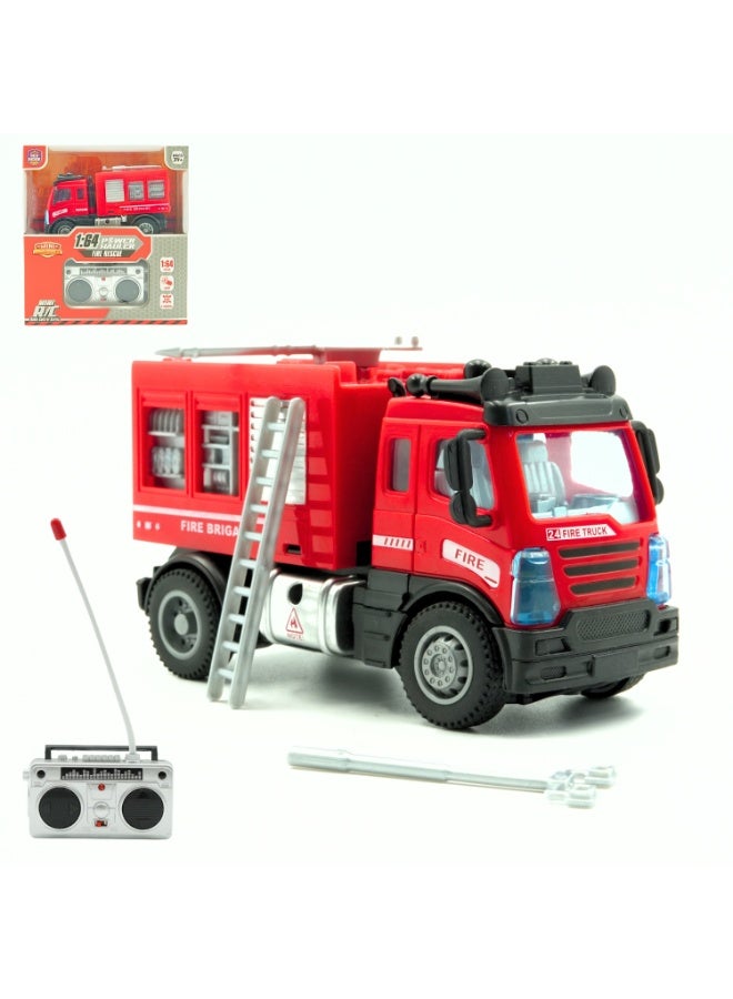 Mini Machines آلات ميني ميني R/C باور هولر إنقاذ الحريق - مدفع الماء | 1:64 مقياس | 4 قنوات | العمر 3+ - Image 1