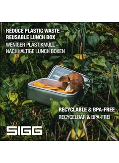 Sigg SIGG - Metal Lunch Box Plus - Food Container with Compartments - Swiss Design - Dishwasher Safe - Ultra Light - S/L  - Image 5
