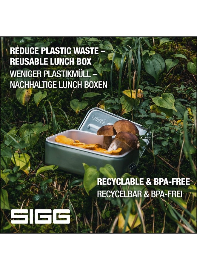 Sigg - SIGG - Metal Lunch Box Plus - Food Container with Compartments - Swiss Design - Dishwasher Safe - Ultra Light - S/L - Image 1