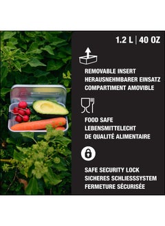 Sigg SIGG - Metal Lunch Box Plus - Food Container with Compartments - Swiss Design - Dishwasher Safe - Ultra Light - S/L  - Image 2