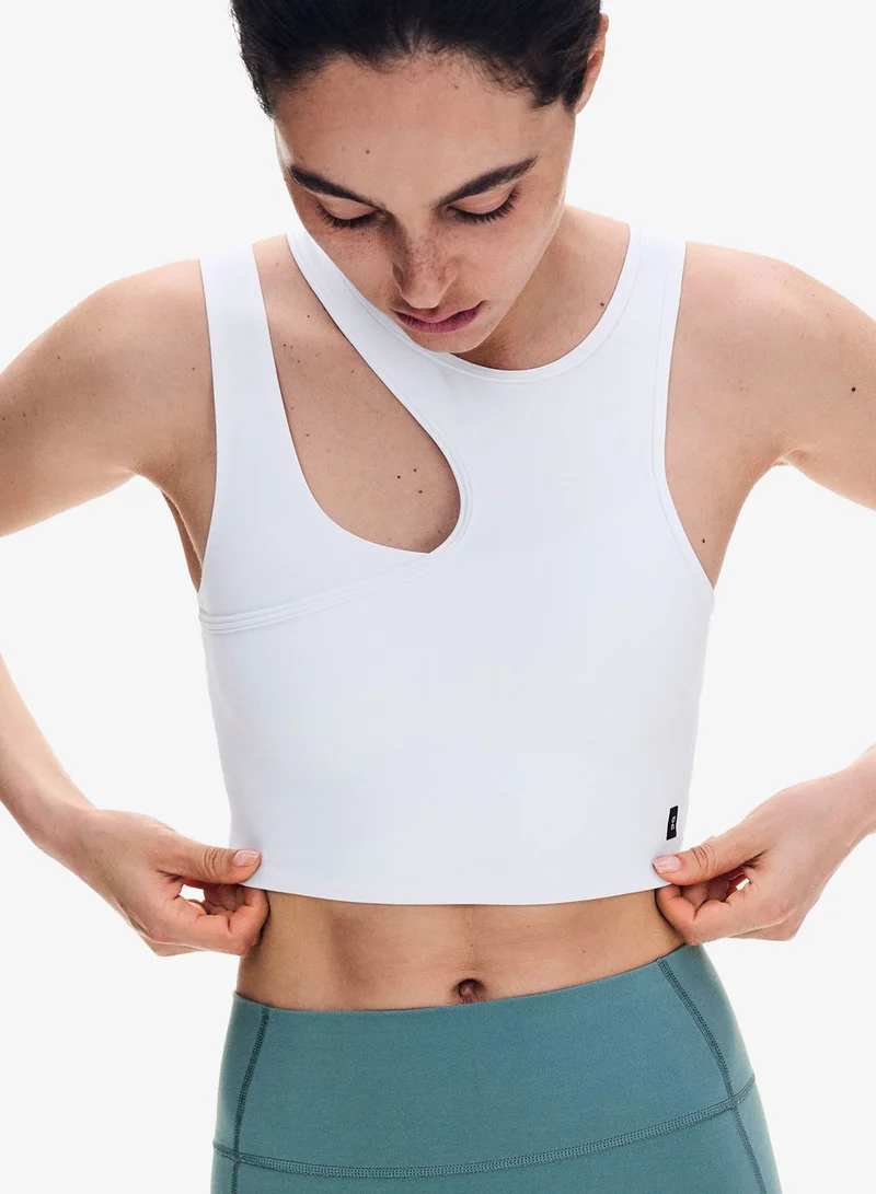 اون راننج Studio Asymmetric Cropped T-Shirt