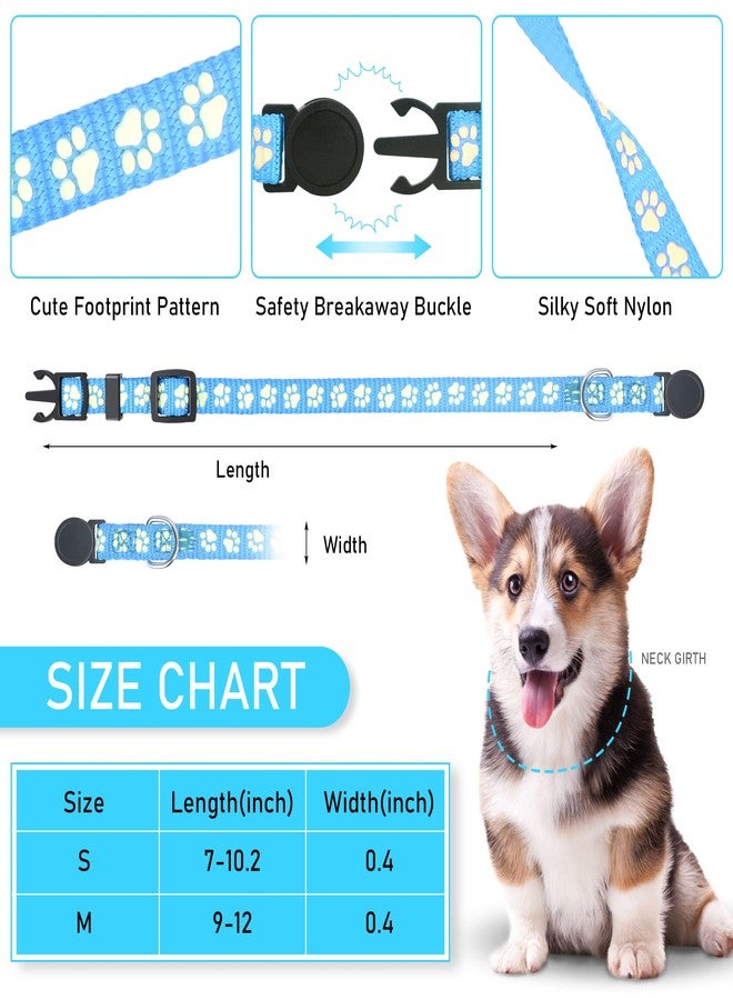 GAMUDA 12Pcs Reflective Puppy Collars, Soft Nylon Adjustable Whelping Set with Breakaway Buckles and 2 Record Keeping Charts (S) - Image 2