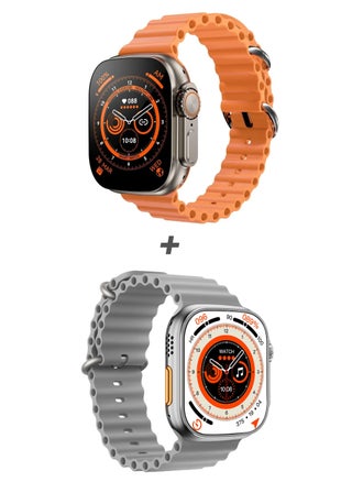 Orange & Grey
