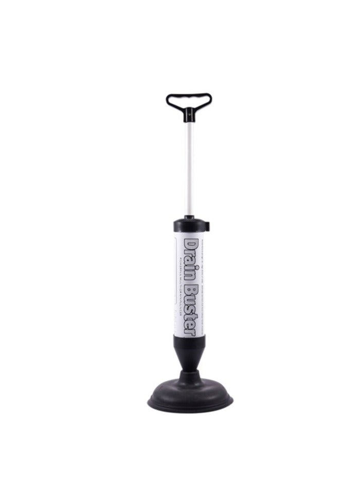 PROMASS Handle Toilet Suction Plunger with Two Suckers High Pressure Bathroom Showeroom Bathtub Drain Buster Cleaner Tool  - Image 2