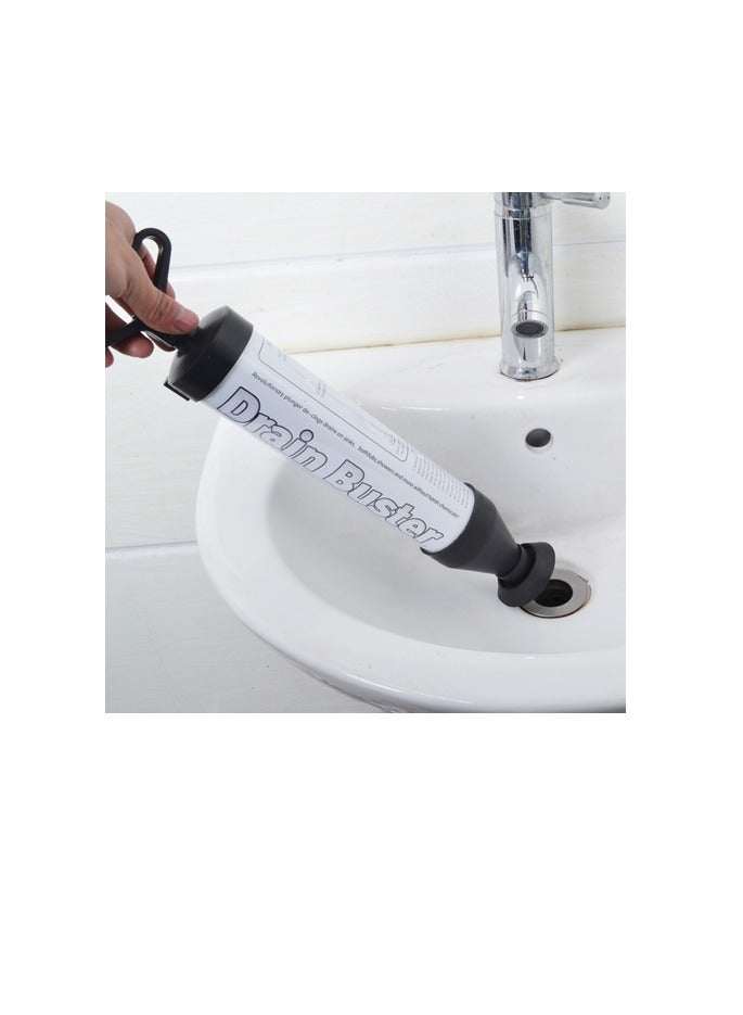 PROMASS Handle Toilet Suction Plunger with Two Suckers High Pressure Bathroom Showeroom Bathtub Drain Buster Cleaner Tool  - Image 3