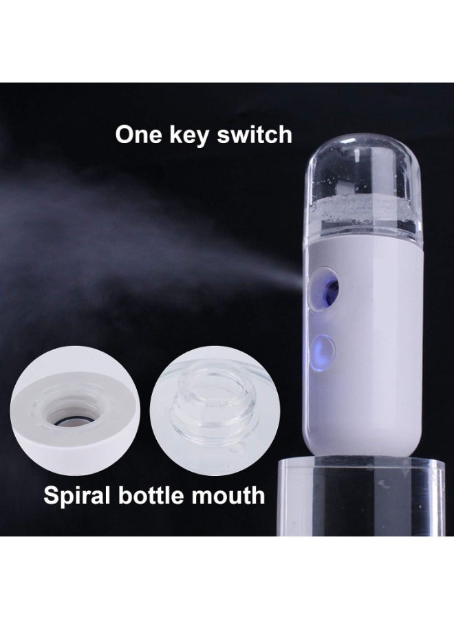 30ml Nano Facial Mister – USB Rechargeable Mini Face Steamer, Hydrating Mist Sprayer for Skin & Eyelash Extensions, Handy Portable Moisturizing Atomizer, Random Color - Image 3
