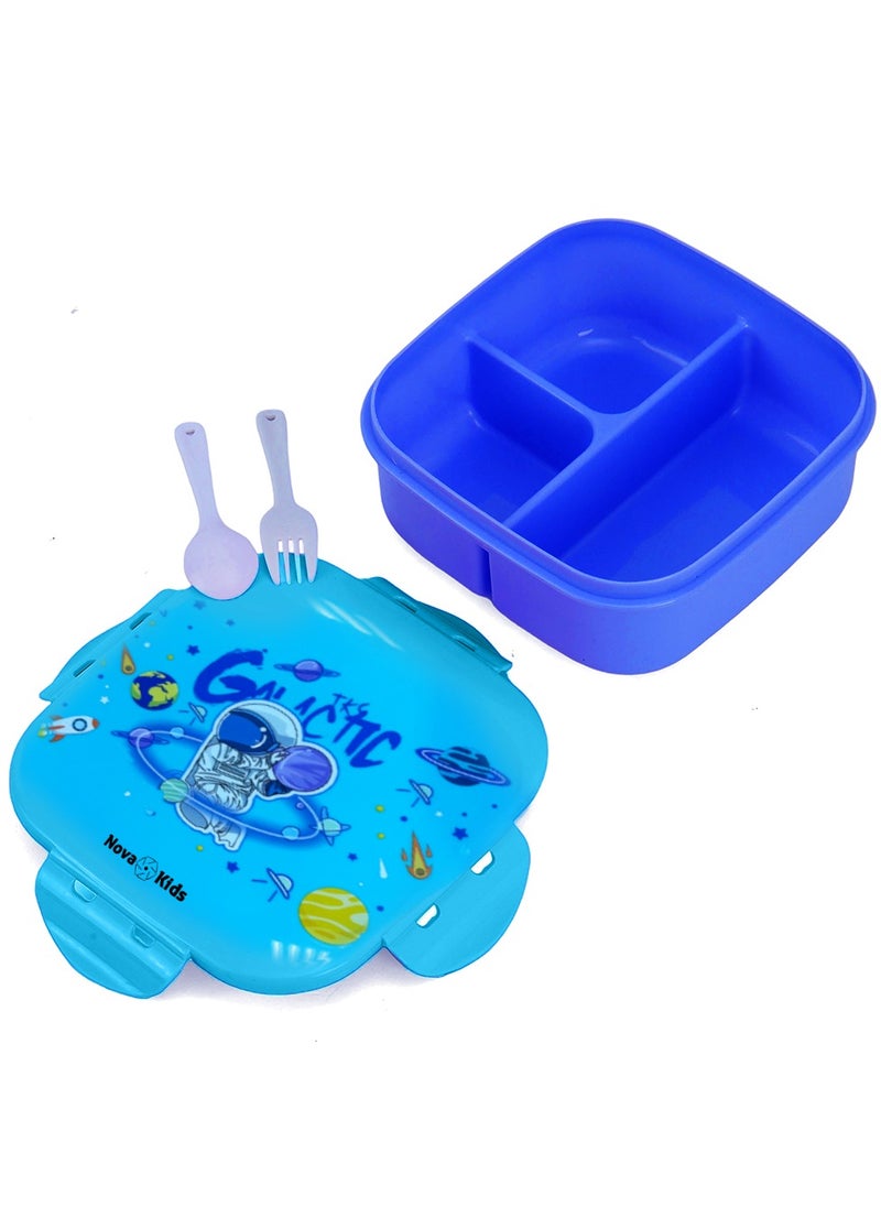 Nova kids - Bento Lunch Box, Square 1000Ml - Astronaut Blue - Image 1