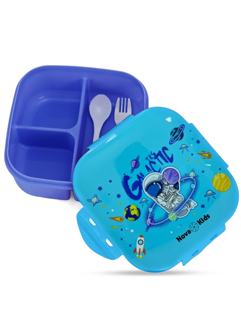 Nova kids - Bento Lunch Box, Square 1000Ml - Astronaut Blue - Image 1