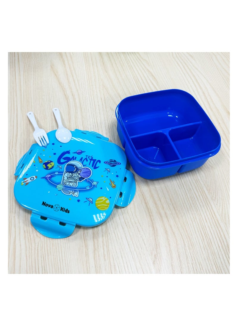 Nova kids - Bento Lunch Box, Square 1000Ml - Astronaut Blue - Image 1