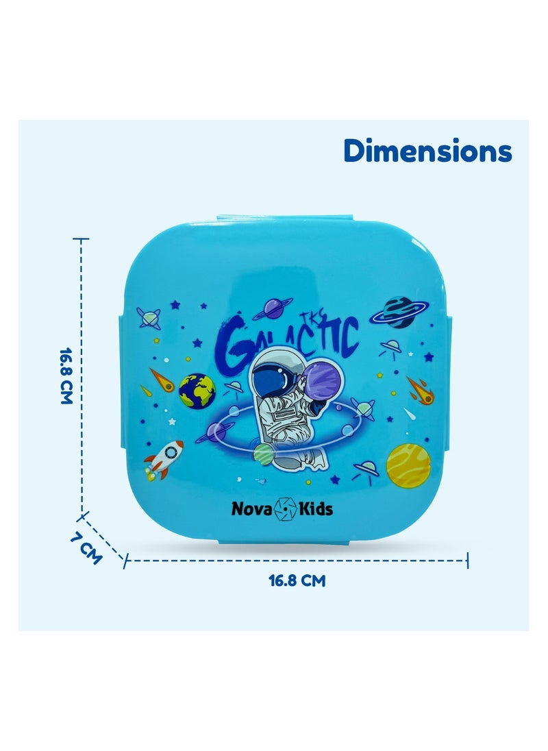 Nova kids - Bento Lunch Box, Square 1000Ml - Astronaut Blue - Image 1