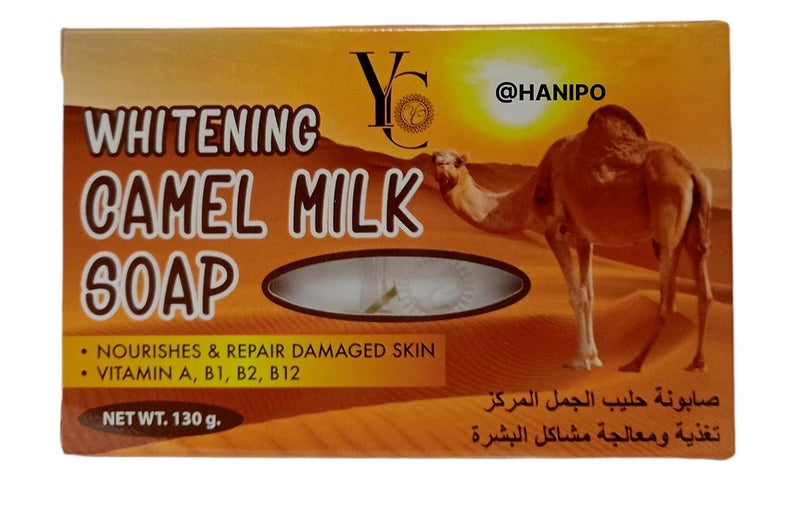 HANI PO YC Camel milk whitening soap 130g Pack of 1 Thailand ProductBeauty soap for women girls bathing soap for women men Soap for girls soap for women imported white soap Natural made soap for gitrls women - Image 1