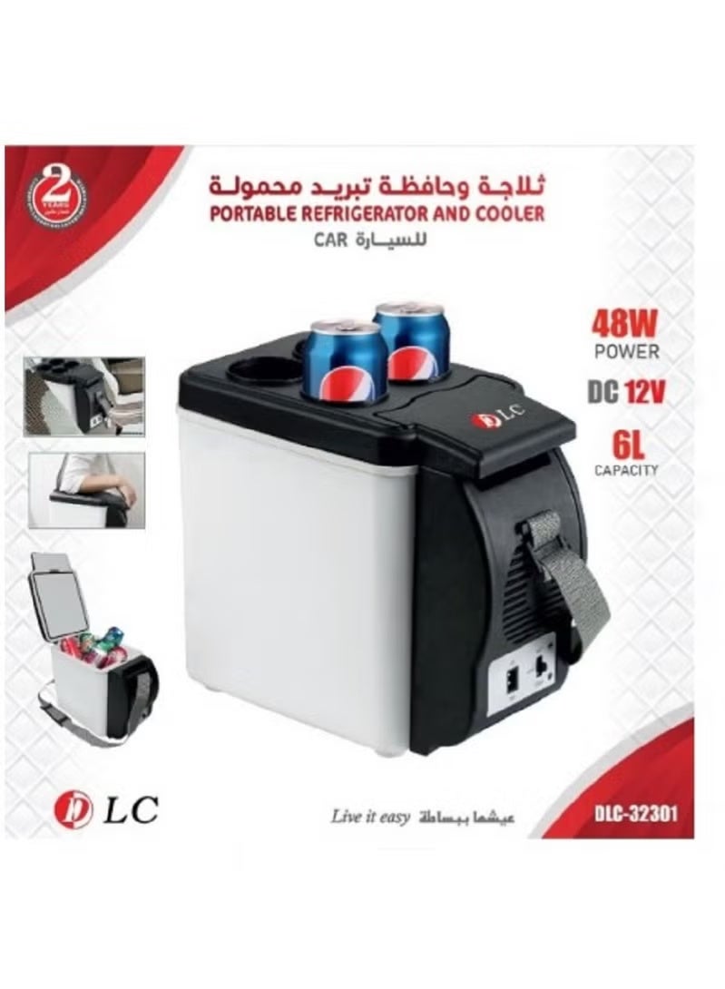 دي إل سي  ثلاجة كهربائية محمولة للسيارة للتنقل والرحلات - Image 2