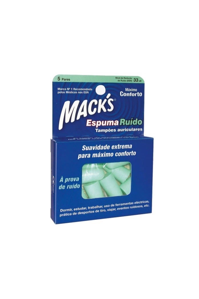 Mack's Foam Noise Earplugs 5pairs - Image 1