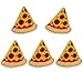 XUNHUI XUNHUI Pizza Patch for Clothing Iron On Embroidered Sew Applique Cute Patch Fabric Clothes Badge Garment DIY Apparel  - Image 2