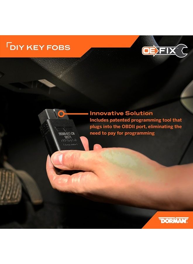 Dorman 13777 Keyless Entry Remote 6 Button Compatible with Select Chrysler / Dodge Models (OE FIX) - Image 2