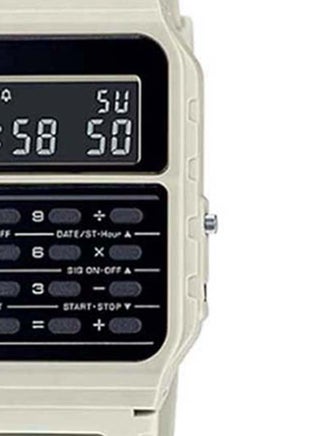 ساعة رقمية من الراتنج CA-53WF-8BDF باللون الأبيض - view 4
